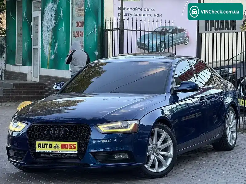 Audi A4 2013, фото з оголошення 1 з 20, VIN WAUFFAFL1DN045969