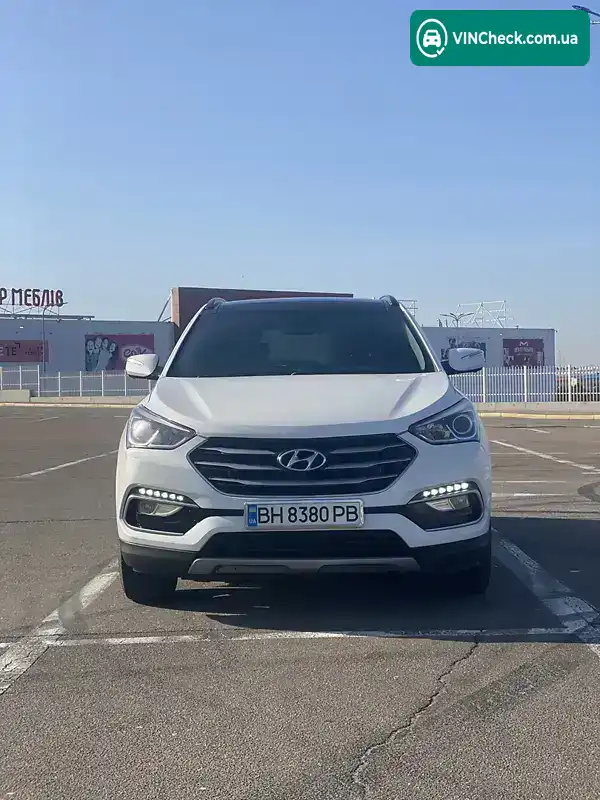 Hyundai Santa FE 2017, фото з оголошення 1 з 21, VIN 5XYZUDLB3JG528174