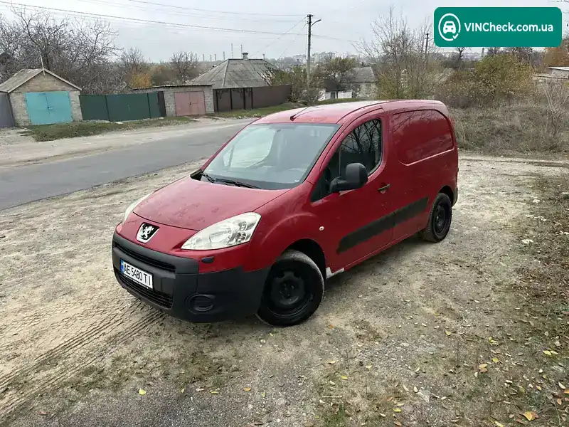 Peugeot Partner 2010, фото з оголошення 1 з 14, VIN VF37ANFRC68528246