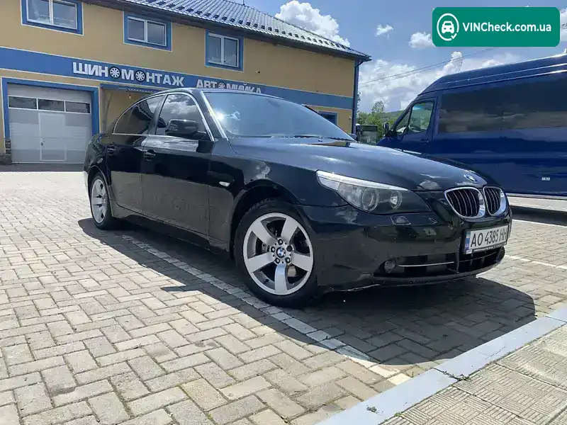 BMW 5 Series 2004, фото з оголошення 1 з 13, VIN WBANC71010B637663