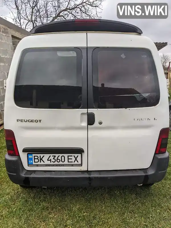 Peugeot Partner 2005, фото з оголошення 1 з 7, VIN VF3GBKFWB96128396