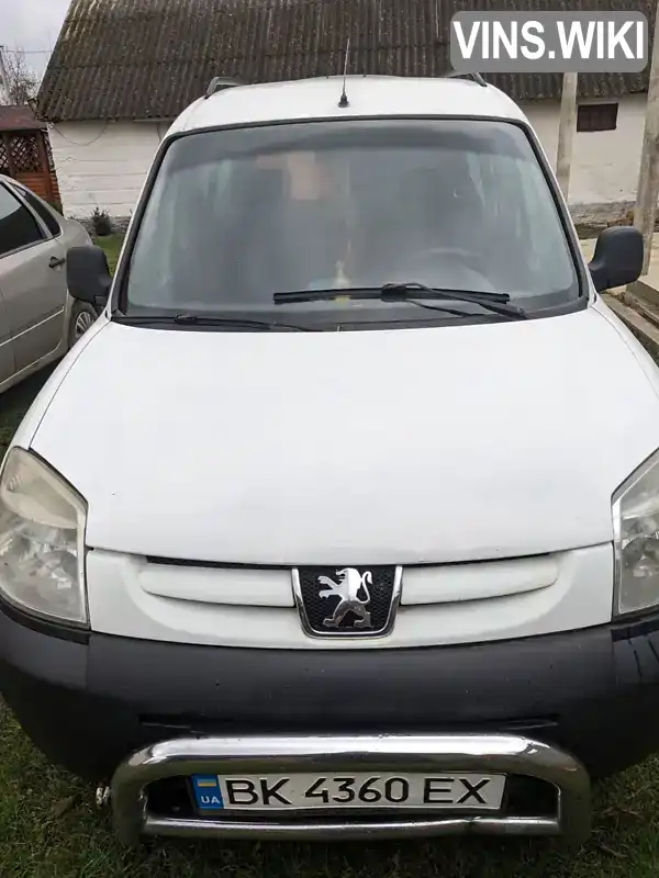 Peugeot Partner 2005, фото з оголошення 2 з 7, VIN VF3GBKFWB96128396