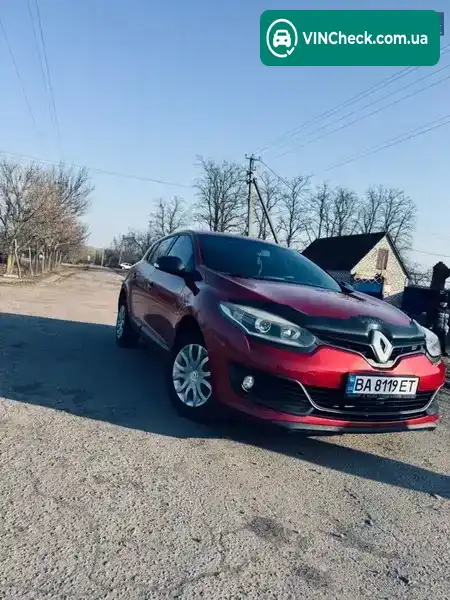 Renault Megane 2014, фото з оголошення 1 з 10, VIN VF1BZ0R0251597468