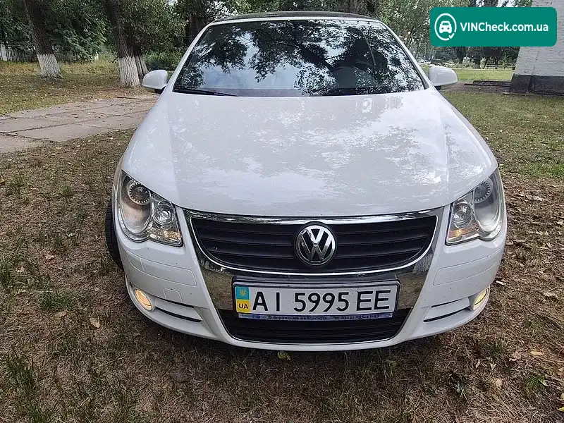 Volkswagen Eos 2008, фото з оголошення 2 з 18, VIN WVWZZZ1FZ8V018547
