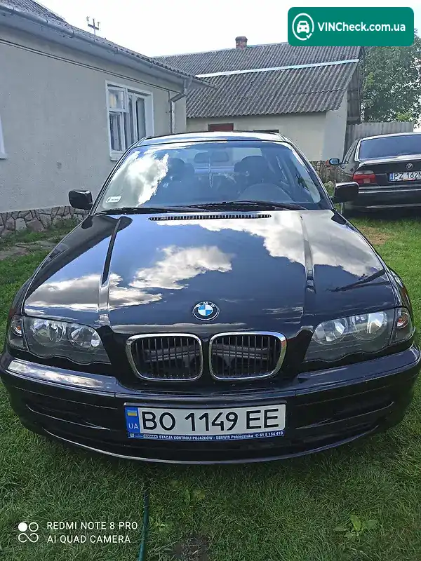 BMW 3 Series 2000, фото з оголошення 1 з 13, VIN WBAAL11040JN38532