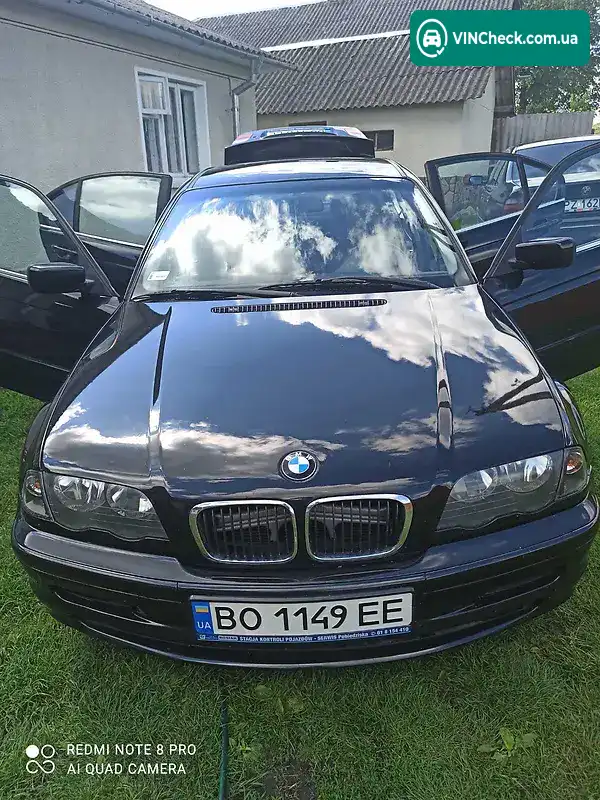 BMW 3 Series 2000, фото з оголошення 2 з 13, VIN WBAAL11040JN38532