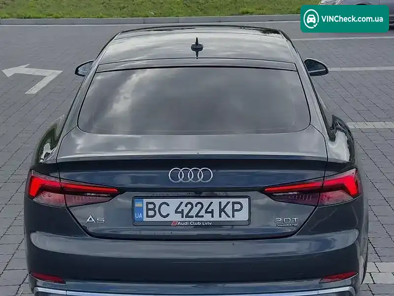Audi A5 Sportback 2018, фото з оголошення 2 з 20, VIN WAUANCF54JA101139