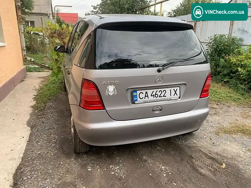 Mercedes-Benz A-Class 2000, фото з оголошення 2 з 17, VIN WDB1680321J517274