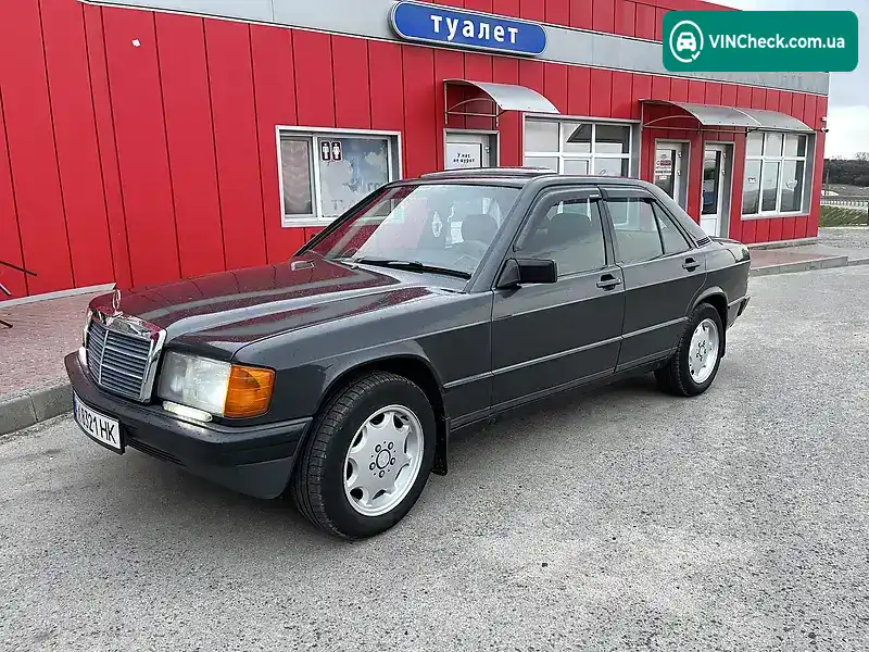 Mercedes-Benz 190 1988, фото з оголошення, VIN WDB2011261A334135