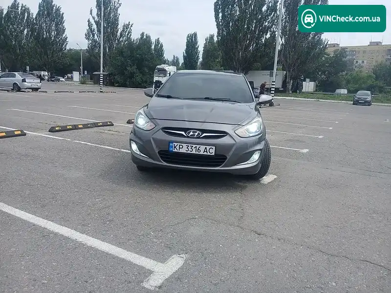 Hyundai Accent 2012, фото з оголошення 2 з 15, VIN Z94CU41DBCR182003