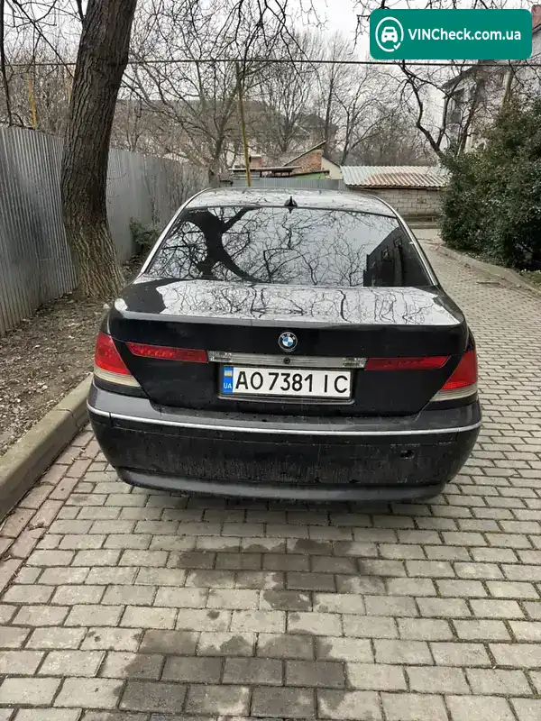 BMW 7 Series 2002, фото з оголошення 1 з 7, VIN WBAGN41050DM75784