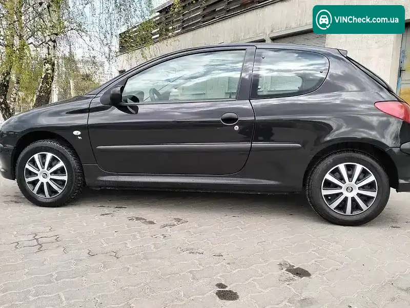 Peugeot 206 2006, фото з оголошення 1 з 9, VIN VF32CKFWA47661579