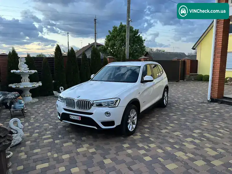 BMW X3 2015, фото з оголошення 1 з 10, VIN WBAWY510400E25719