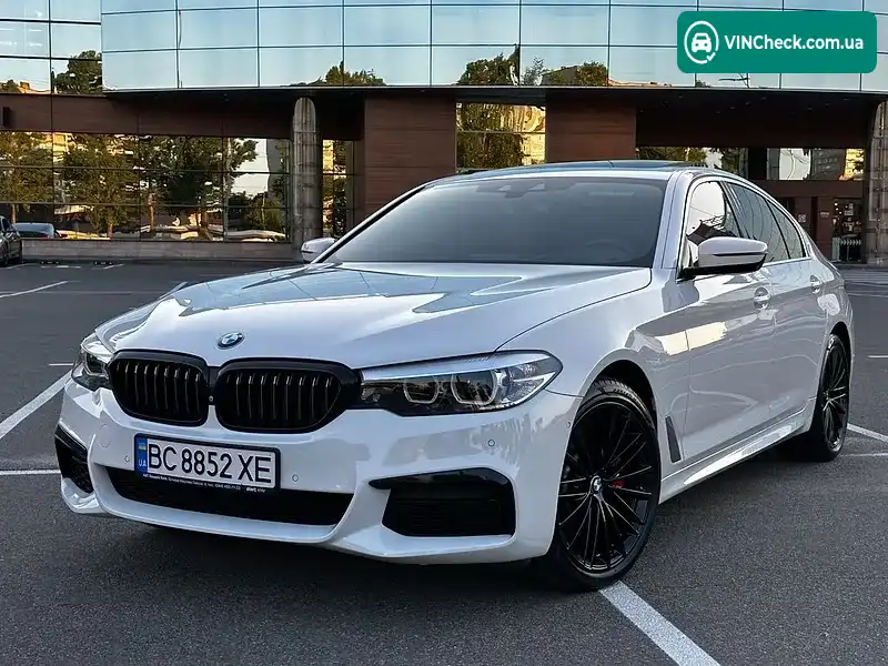 BMW 5 Series 2018, фото з оголошення 1 з 20, VIN WBAJE7C50KWD55045