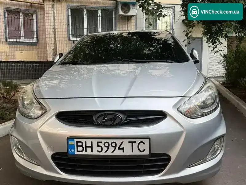 Hyundai Accent 2014, фото з оголошення 2 з 16, VIN KMHCT41UBFU756759