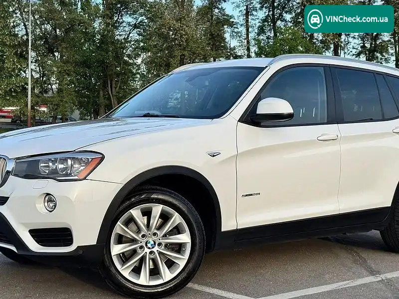 BMW X3 2017, фото з оголошення 2 з 20, VIN 5UXWZ7C35H0V89944