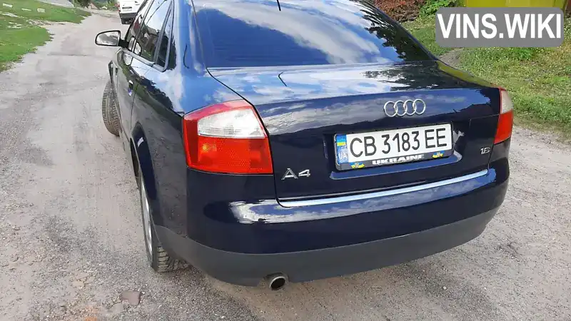 Audi A4 2002, фото з оголошення 2 з 11, VIN WAUZZZ8E83A024754