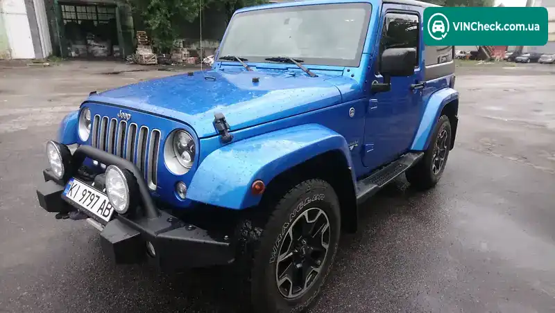 Jeep Wrangler 2015, фото з оголошення, VIN 1C4HJWB55GL165188