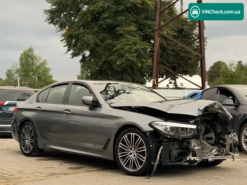 BMW 5 Series 2018, фото з оголошення 1 з 20, VIN WBAJA7C55JWA73171