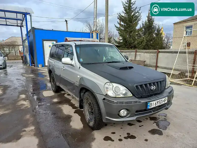 Hyundai Terracan 2001, фото з оголошення 1 з 15, VIN KMHNM81XP2U022489