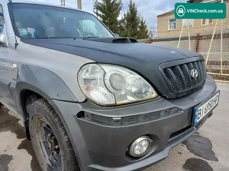 Hyundai Terracan 2001, фото з оголошення 2 з 15, VIN KMHNM81XP2U022489