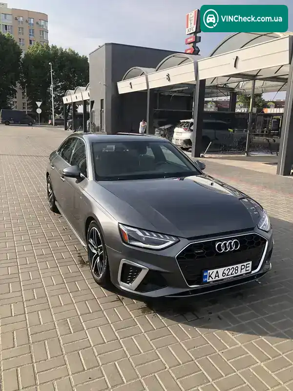 Audi A4 2022, фото з оголошення 2 з 16, VIN WAUEAAF47NN015167