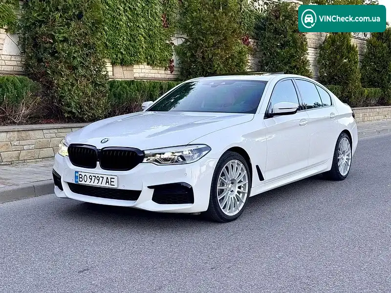 BMW 5 Series 2018, фото з оголошення 1 з 20, VIN WBAJE7C58KWD55262